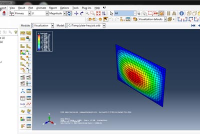 آموزش محاسبه فرکانس طبیعی در مدهای ارتعاشی مختلف در آباکوس